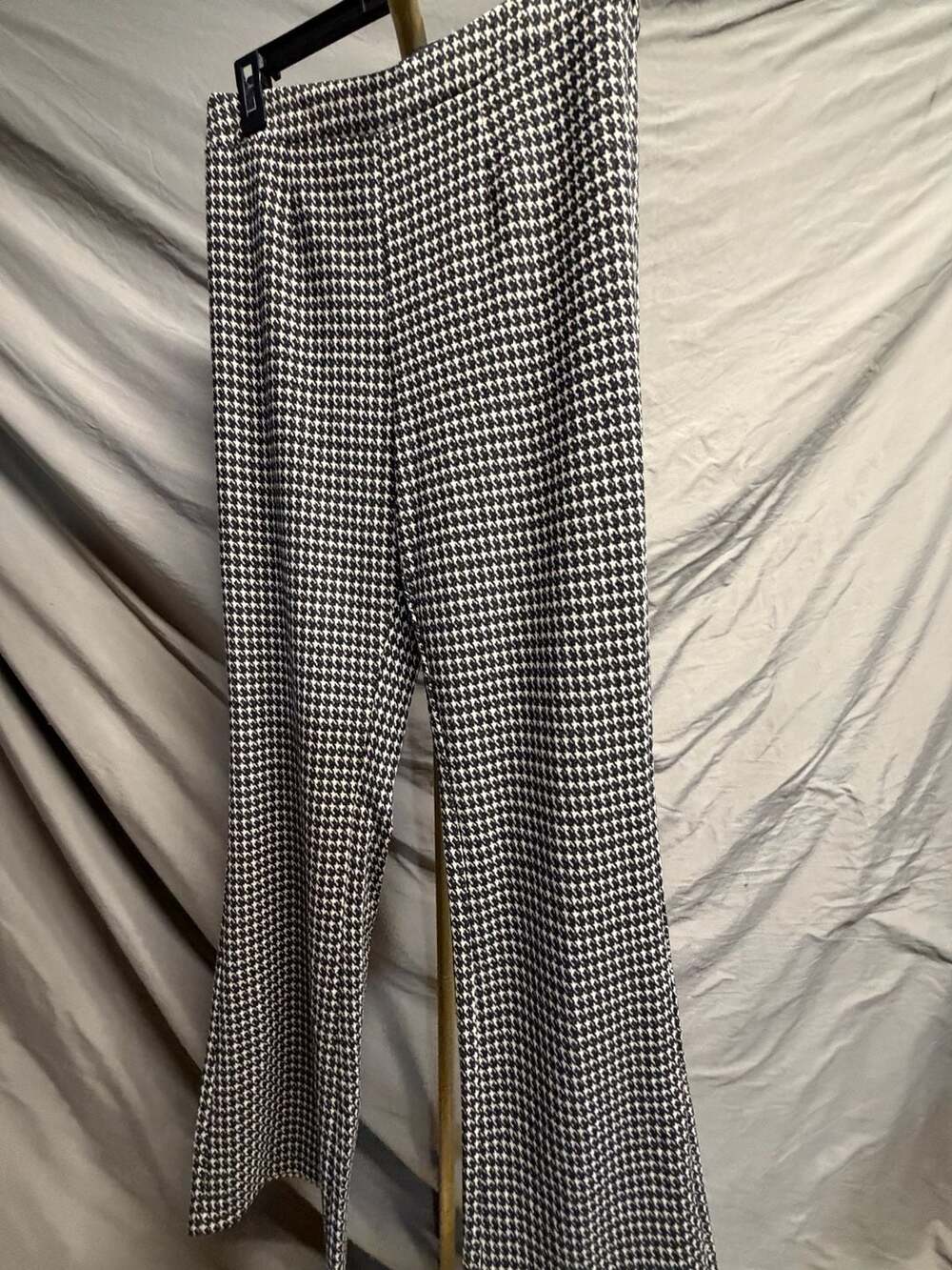 027 Sanctuary Houndstooth Flare Pants Style CP0900NA9 Size L